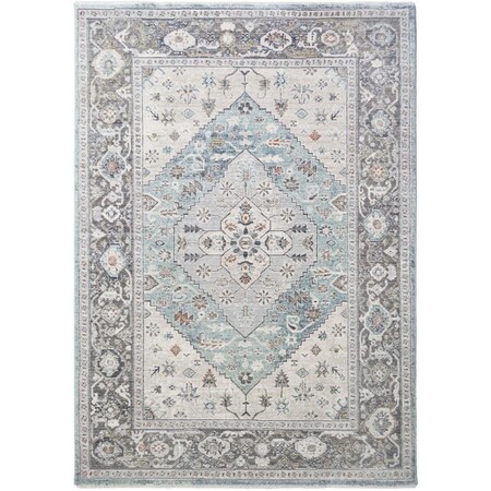 Mayberry Rug 5 ft. 3 in. x 7 ft. 3 in. Windsor Aria Area Rug, Gray WD4036 5X8